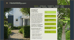 Desktop Screenshot of havearkitektgruppen.dk