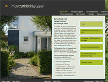 Tablet Screenshot of havearkitektgruppen.dk
